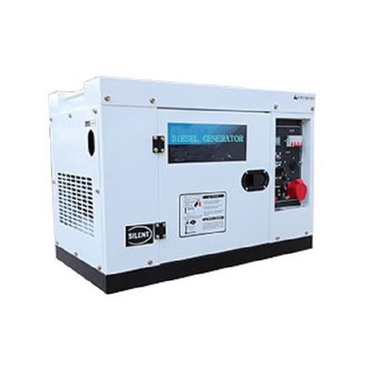 12 kW luchtgekoelde stille/open frame dubbelspannings diesel draagbare generator voor het land