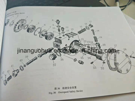 12vb. 37j2.00 Levering van veiligheidsinrichtingen voor overspeed voor Jichai Shengdong 190 Motoronderdelen