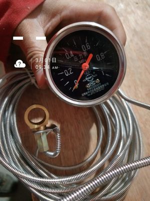 Jichai Chidong motoronderdelen 12V190 Push Water Outlet Temperature Gauge en Oil Cooler Gauge