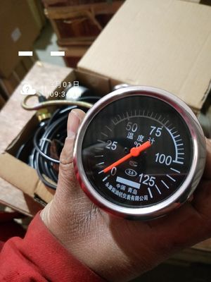 Jichai Chidong motoronderdelen 12V190 Push Water Outlet Temperature Gauge en Oil Cooler Gauge