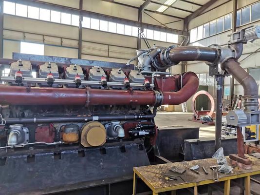 Onderverzameling van de uitlaatbuis van de waterjas, onderdeel nummer 127.09.20A Mnf Jinan Diesel Engine Co. Ltd.