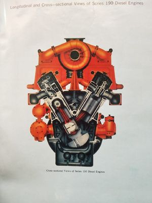 Grote machine Grootte 226lz. 01.00 Cylinderblokmontage voor Jichai B6190 Motoronderdelen
