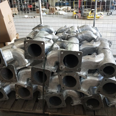 Vaste installatie 235.09.50X Afvoer manifold voor 12V190 gasgenerator gemeenschappelijke units