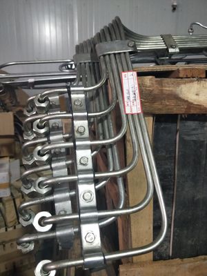 Op maat gemaakte aanvraag Aluminium brandstofinspuitingsbuis voor Chidong 12V190 Dieselmotoronderdelen
