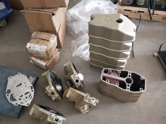 Aluminiumcilinderkop voor 1000 kW aardgasgenerator Onderdelen 601t. 03.00 H16V190zdt2