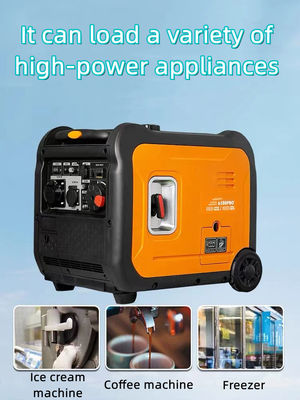 SE6500pro Standaard 220 V huishoudelijke stille benzinegenerator met stille werking