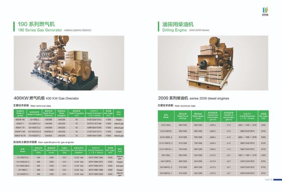 G12V190pzl 1300r/Min Elektrische ontstekingsboormachine voor olieveld door Jinan Chidong