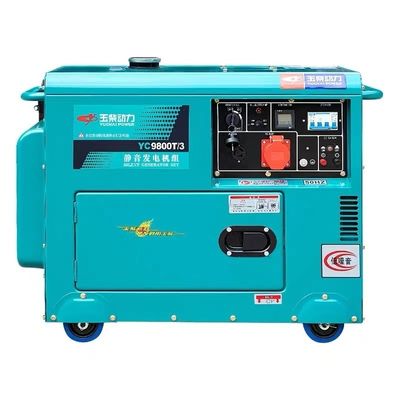 Land 5/6/8/10kw Huishoudelijke stille dieselgenerator met driefasige AC-uitgang