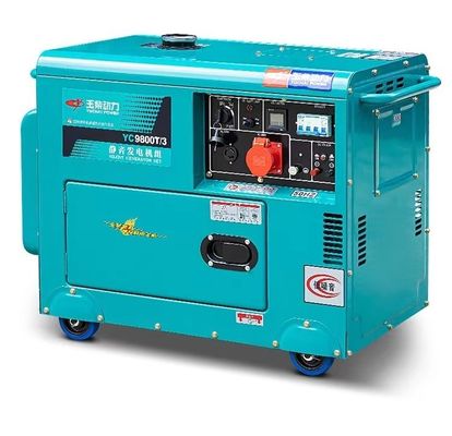 Land 5/6/8/10kw Huishoudelijke stille dieselgenerator met driefasige AC-uitgang