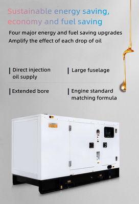 50 kW stille dieselgenerator met een jaar na levering of 1500 uur accumulatief