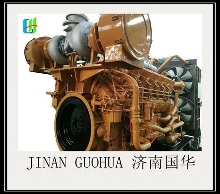 Cilinderopstelling Vorm V 882kw 1000HP Jichai Chidong Z12V190b scheepsdieselmotor