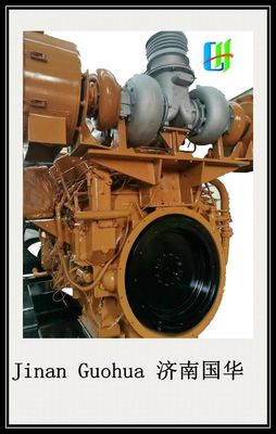 Cilinderopstelling Vorm V 882kw 1000HP Jichai Chidong Z12V190b scheepsdieselmotor