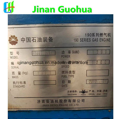 13700KG Capaciteit H16V190 Jinan Jichai Jgasgeneratoronderdelen met CE-certificering