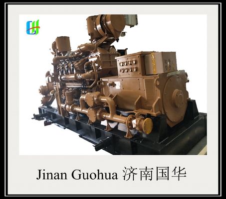 Pakket Grootte 512.00cm * 204.00cm * 280.00cm Jichai 500kw G12V190zldt-2 aardgasgenerator