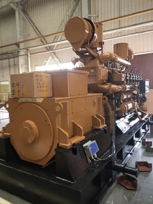 1MW-krachtcentrale uitgerust met 12V190-gasgenerator en op maat gemaakte aanvraagoptie