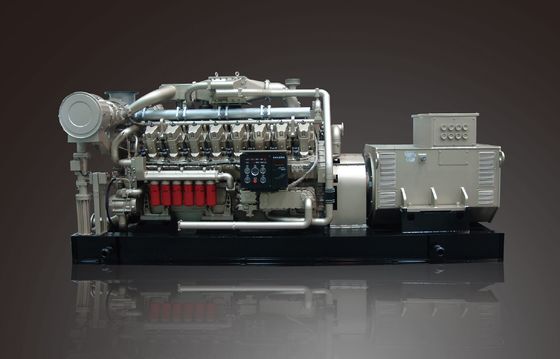 Jichai 1000kw Gas Generator 1200GF-T Motor Model H16V190zdt bij de zuiger pin 16V190