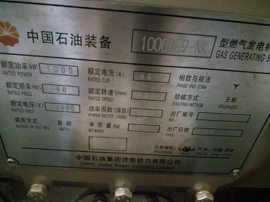 CE-gecertificeerde 1200kw gasgenerator H16V190 Jichai Aanpassing en aangepaste aanvraag