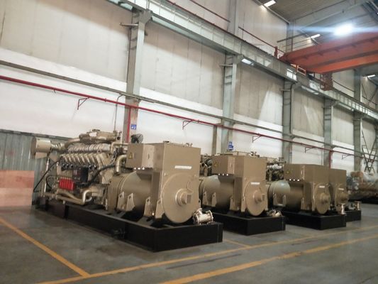 16V190 aardgasgenerator 1200kW 1000r/min H16V190zlt-2 voor hoge energiebehoeften