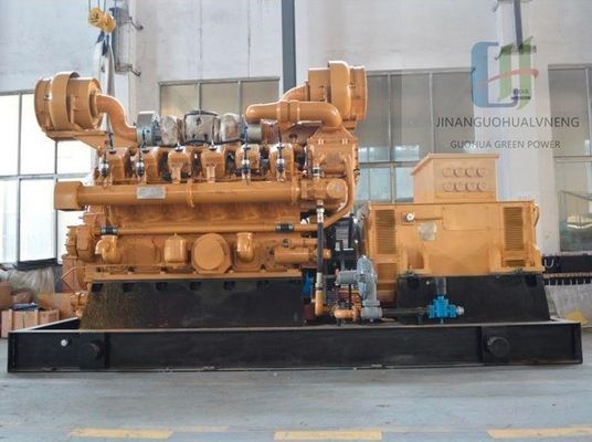 Jichai 500kw gasgenerator G12V190zldt 1512t Model voor kleine energieopwekking