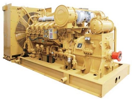 50/60 Hz frequentie Jinan gasturbine generator met 750 kW vermogen en laag verbruik