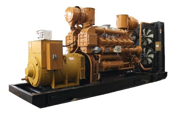 50/60 Hz frequentie Jinan gasturbine generator met 750 kW vermogen en laag verbruik