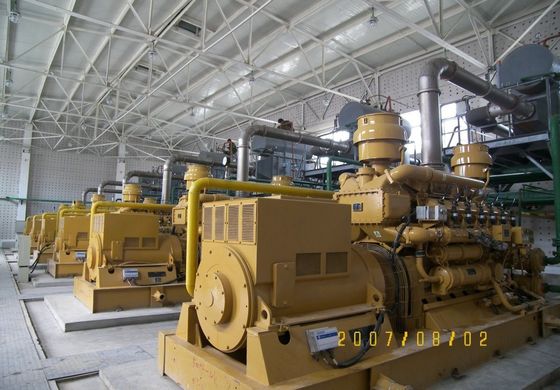 50/60 Hz frequentie Jinan gasturbine generator met 750 kW vermogen en laag verbruik