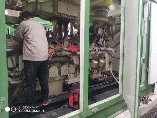 50/60 Hz frequentie Jinan gasturbine generator met 750 kW vermogen en laag verbruik