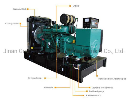 400 kW aardgasgeneratoren met ISO SGS en milieuvriendelijk ontwerp