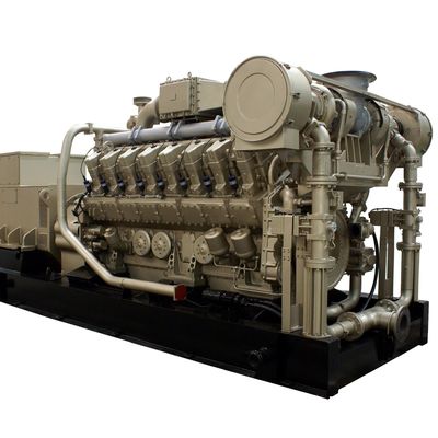 Gasgeneratoren van 1 MW met V-cilinderopstelling en driefasige AC-uitgangsvorm