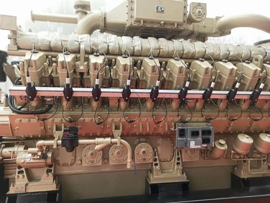 Gasgeneratoren van 1 MW met V-cilinderopstelling en driefasige AC-uitgangsvorm