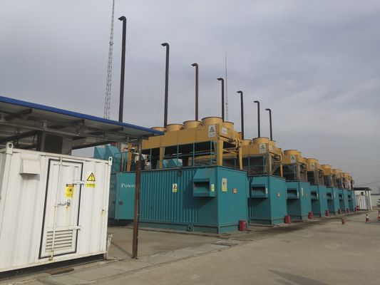 10.5kv Nationale spanning Natuurgasgenerator Set 2000kw voor industriële toepassingen