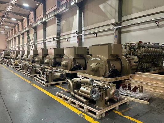 10.5kv Nationale spanning Natuurgasgenerator Set 2000kw voor industriële toepassingen