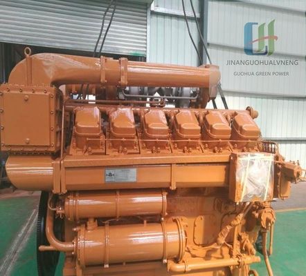 1500kw Low Noise H12V190zl Jichai 6000 Series Diesel Generator Set met vier slag