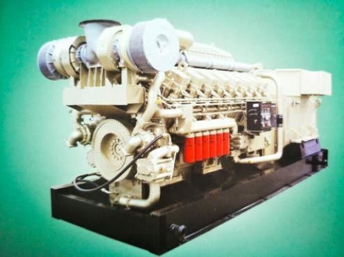 Laag geluidsniveau 2000kw -H16V190zld Jichai 6000 serie dieselgenerator voor gelijkstroom