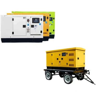 Vaste installatie 50-1500 kW stille dieselegenerator voor hoge snelheid en prestaties